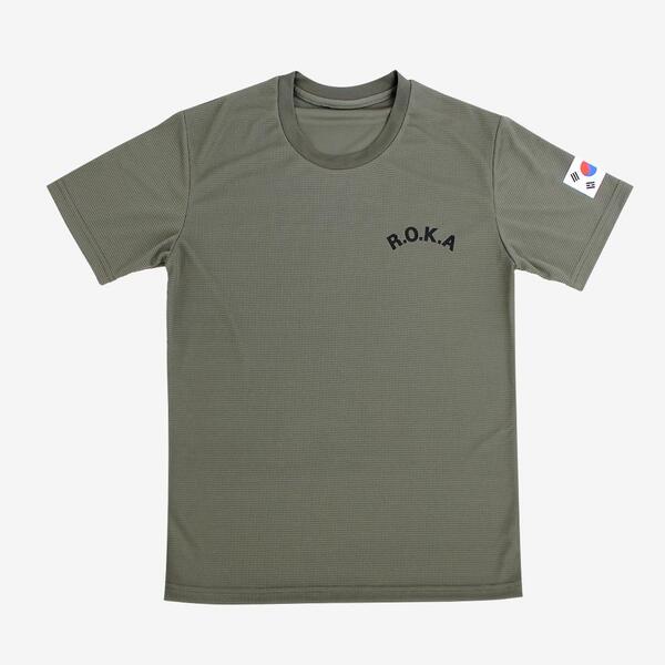 쿨드라이 ROKA 로카반팔티 카키 로카티 군인 군용 군대 티셔츠